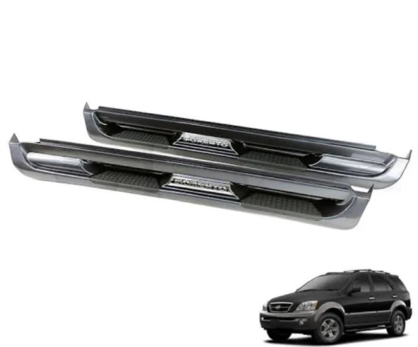 Kia Sorento Uyumlu Yan Basamak 2003-2007 Side Step Oem Style Grey ürün görseli 1