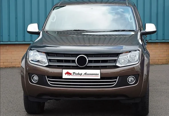 Volkswagen Amarok Uyumlu 2010 - Kaput Üzeri Koruma, Oem St., Parlak Siyah, Akril ürün görseli 1