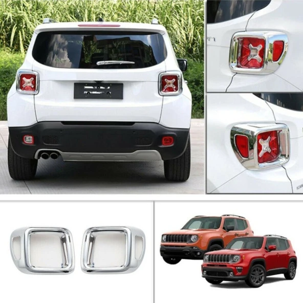 Jeep Renegade Stop Çerçevesi ABS Krom Aksesuar 2014-2017 ürün görseli 1