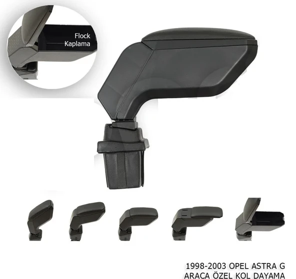 Opel Astra Uyumlu G Kol Dayama Siyah 1998-2003 ürün görseli 1