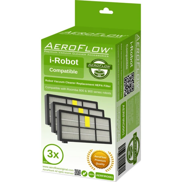 srfn ticaret Aeroflow İ-Robot Roomba 880 Serisi Yenileme Seti ürün görseli 1