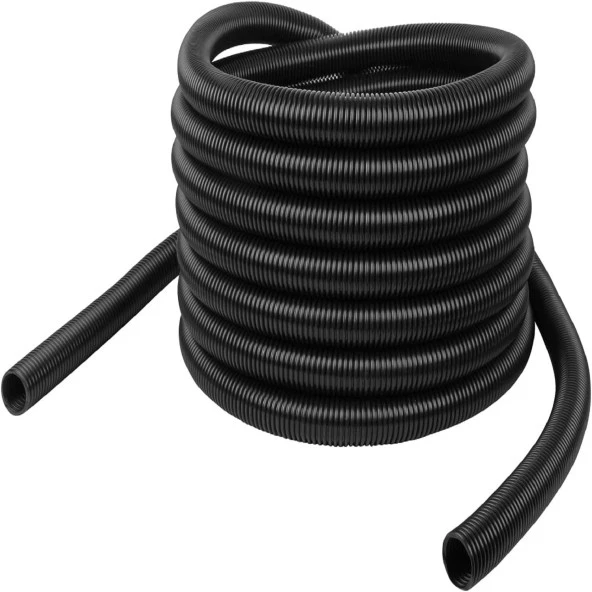 srfn ticaret (20 Metre) 38 mm Çaplı Ev-Ofis-Endüstriyel ve Ticari Süpürgeler Için Siyah Renk Hortum ürün görseli 1