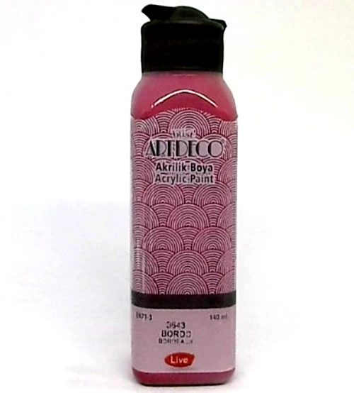 Artdeco Akrilik Boya 140 ml Bordo ürün görseli 1
