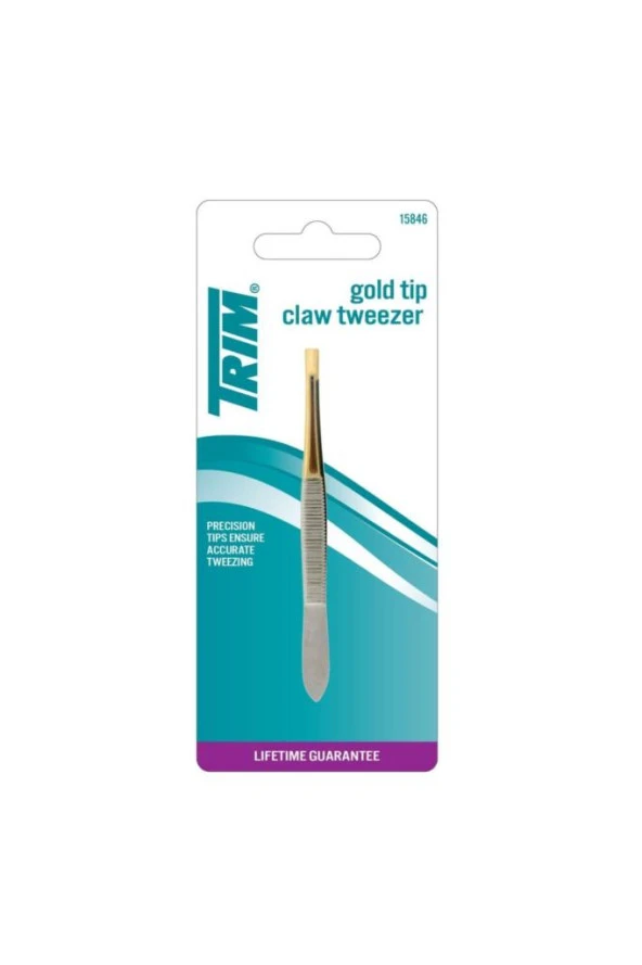 Trim Cimbiz Altin Uçlu(Düz) 5-43B ürün görseli 1