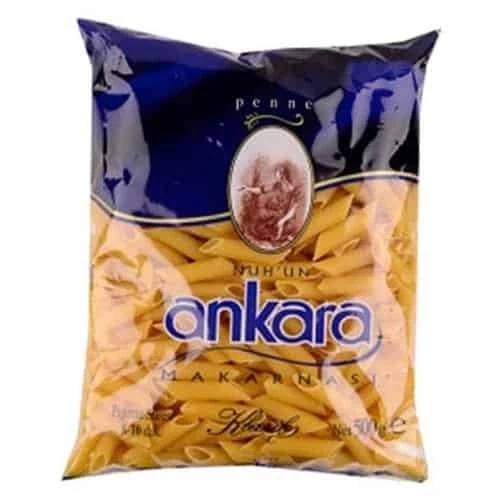 Ankara Makarna Kalem Penne 500 Gr 20Li Koli ürün görseli 1
