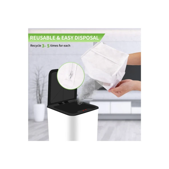 srfn ticaret Irobot Uyumlu Roomba I3+ Süpürge Toz Torbası - 5 Adet ürün görseli 1
