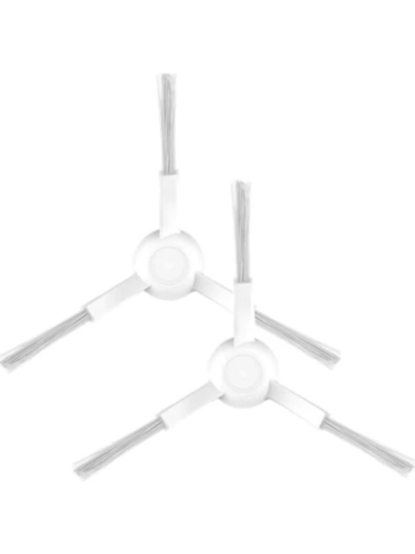 Xiaomi Mop Pro Uyumlu 2li Yan Fırça (Beyaz) ürün görseli 1