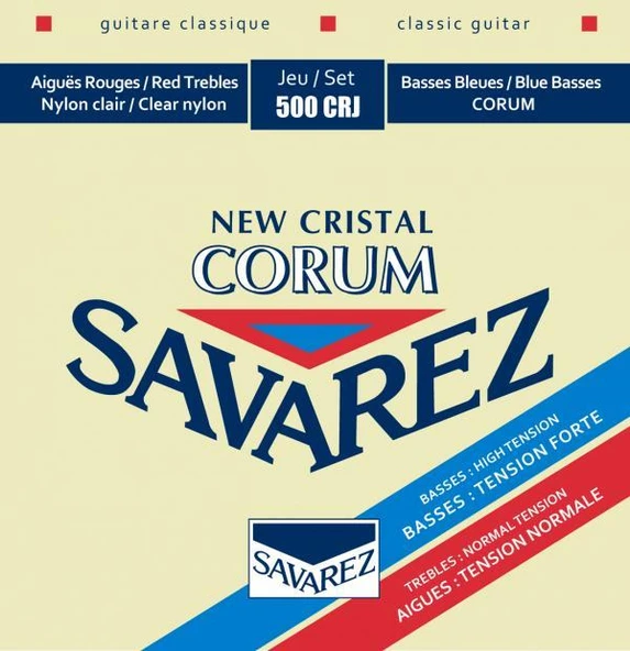 Savarez 500CRJ Cristal Corum Rouge Blue Klasik Gitar Teli ürün görseli 1