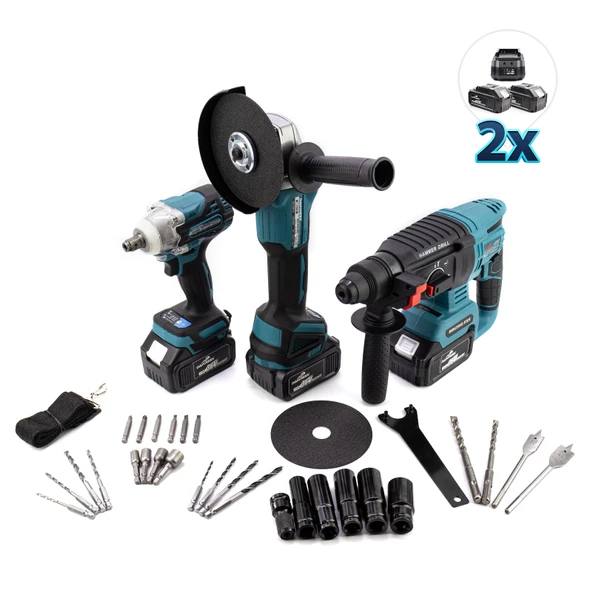Üçlü Set 2B1Ş (Ş.Spral+S.Sıkma+Ş.Hilti) - Resim 4