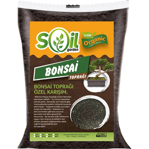 Soil Garden BONSAİ SAKSI TOPRAĞI ZENGİNLEŞTİRİLMİŞ 40 lt ürün görseli 1