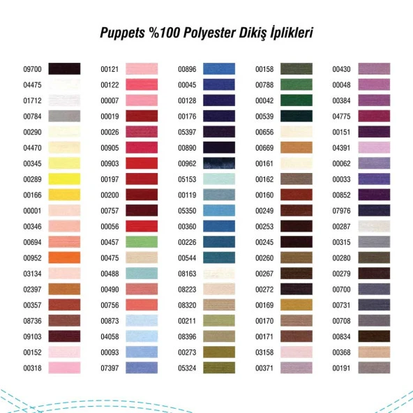Puppets Dikiş İpliği 100M - Resim 2
