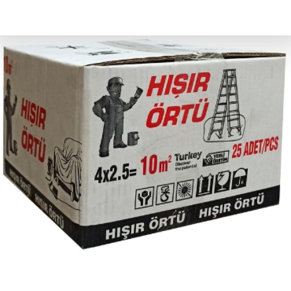 pass Hişir Koruma Boya Örtüsü-10M2-25 Adet - Resim 2