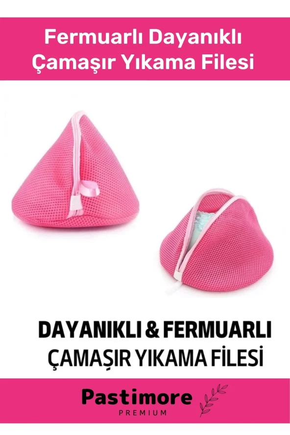 Premium Kumaş Fermuarlı Dayanıklı Çamaşır Yıkama Filesi Sütyen Yıkama Torbası 2li Paket - ürün görseli 1