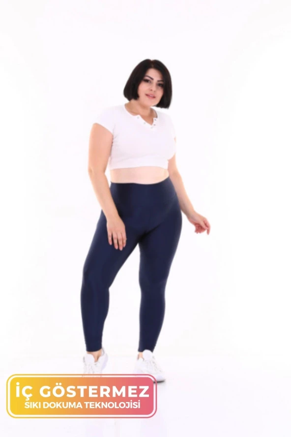 Yeni Konfor Modeli Yüksek Bel Toparlayıcı Sıkılaştırıcı Korse Push Up Özellikli Ithal Dalgıç Tayt ürün görseli 1