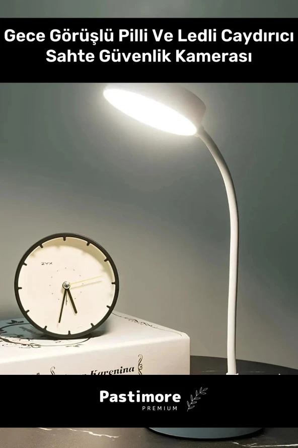 Yeni Nesil Şarjlı Akrobatik Ders Çalışma Renk Seçenekli 20 Ledli Dokunmatik Flexible Masa Lambası ürün görseli 1