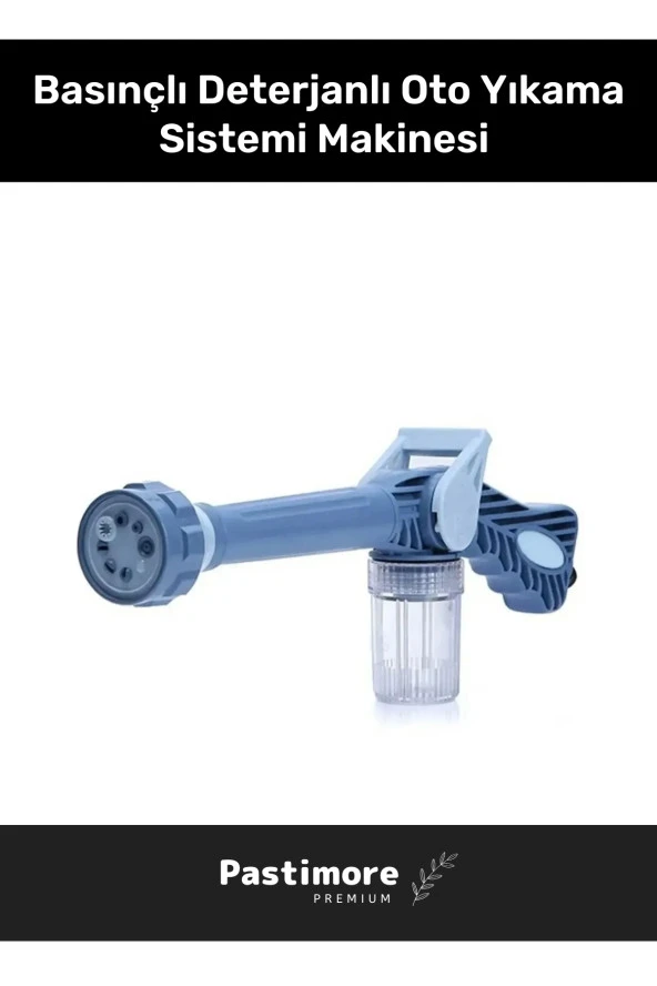 Ez Jet Water Cannon Basınçlı Deterjanlı Oto Yıkama Sistemi Makinesi Su Tabancası Sulama Başlığı ürün görseli 1