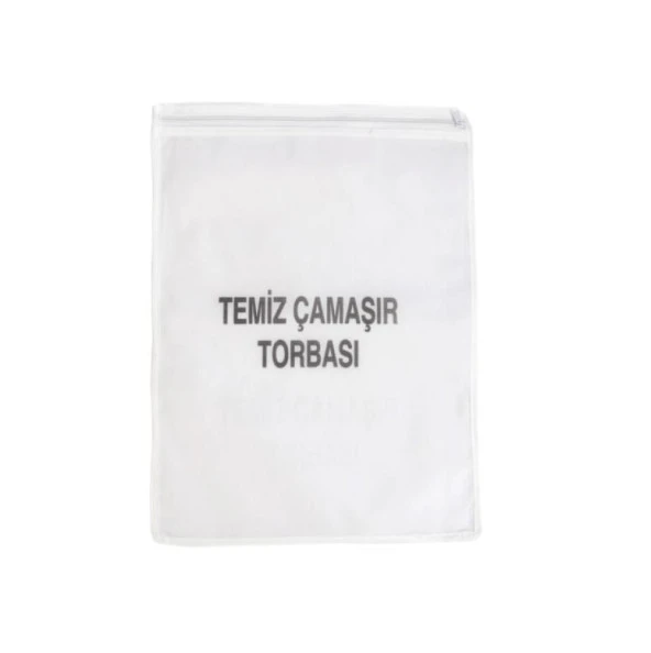Single Sword Fermuarlı Bedelli & Acemi Asker Temiz Çamaşır Torbası, Beyaz ürün görseli 1