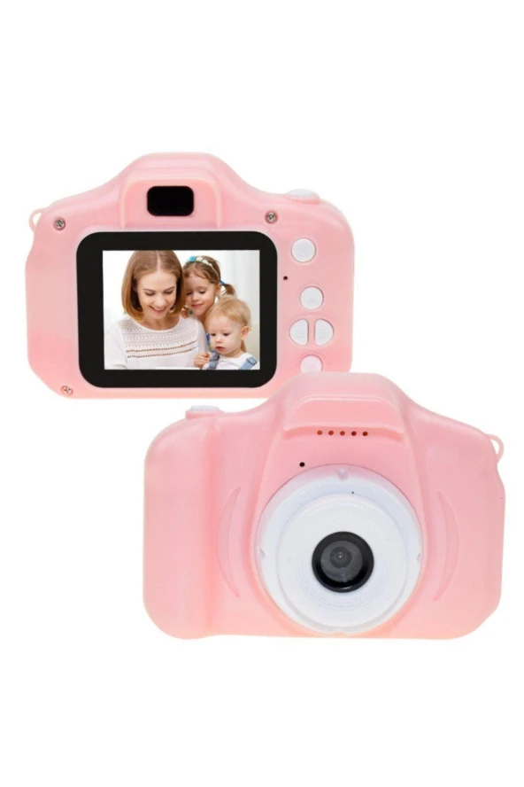 Mini Eğitici Çocuk Dijital Fotoğraf Makinesi 5 Adet Oyun+video+fotoğraf Çekimi 8GB SD KART HEDİYELİ ürün görseli 1
