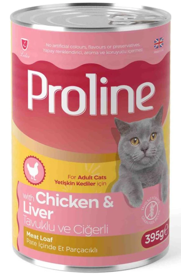 Proline Tavuklu ve Ciğerli Yetişkin Kedi Konservesi 395 Gr ürün görseli 1