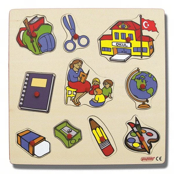 OKULUMUZ PUZZLE (30x30 cm) ürün görseli 1