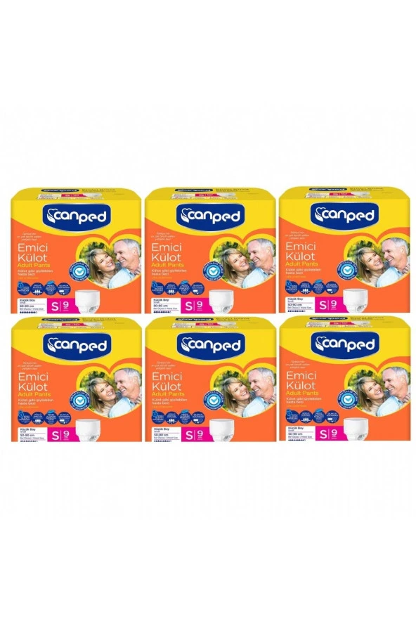 Canped Emici Külot Küçük (S) 54 Adet Hasta Bezi 50-90 cm ürün görseli 1