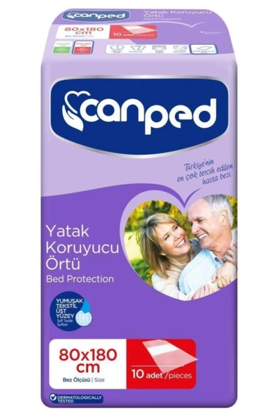 Canped Yatak Koruyucu Örtü 80×180cm | 10 Adet ürün görseli 1