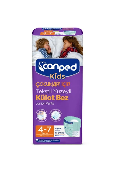 Canped Cocuk Bezı Emıcı Cocuk Kulodu 4-7 Yas 9 Lu ürün görseli 1