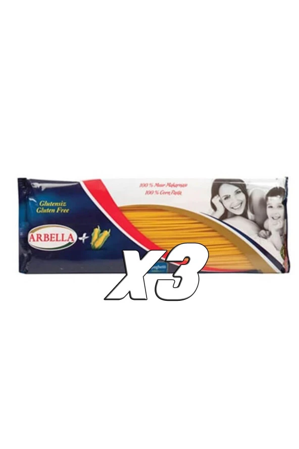 Arbella Glutensiz Plus Spagetti 400 gr X 3 Adet ürün görseli 1