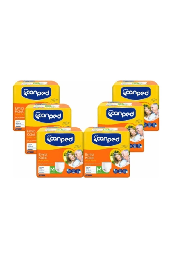Canped Emici Külot Hasta Bezi Orta Boy Medium 60 Adet Eko Paket ürün görseli 1