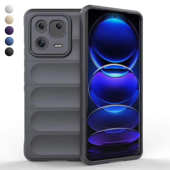 Xiaomi 13 Pro Kılıf Optimum Lens Çerçeveli Silikon Kapak ürün görseli 1