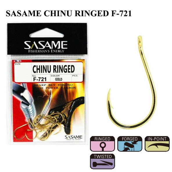 Sasame Chinu Ringed F-721 Gold İğne ürün görseli 1