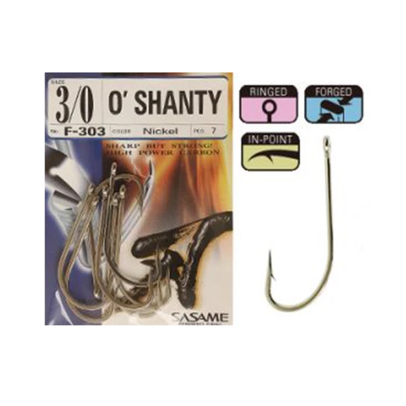 Sasame F-303 O Shanty Serisi Olta İğnesi ürün görseli 1
