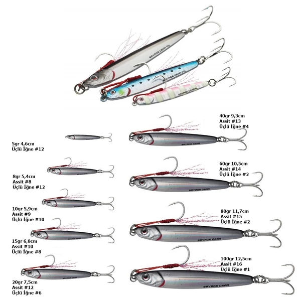 Savage Gear 3D Slim Minnow 5,4cm 8gr Jig Yem ürün görseli 1