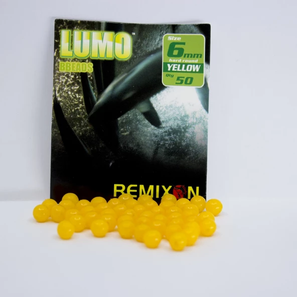 Remixon 6mm Yuvarlak Sert 50 Adet Boncuk ürün görseli 1