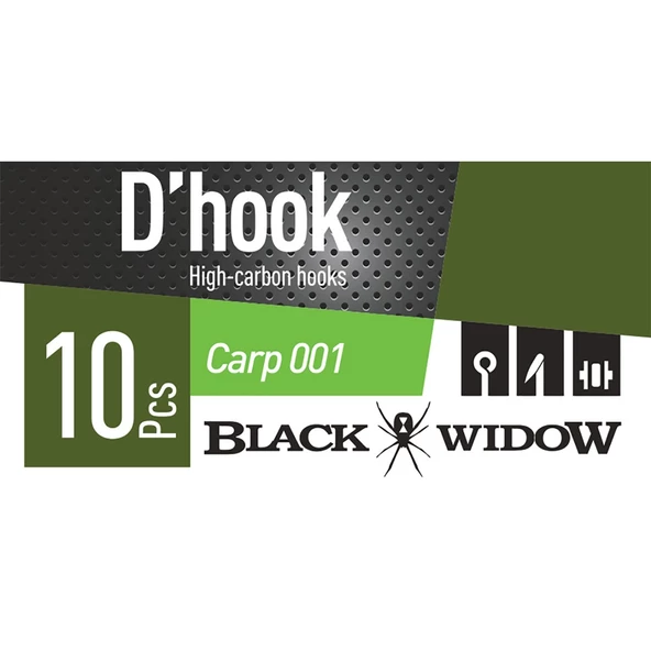 Daiwa Black Widow Carp 001 İğne - Resim 2