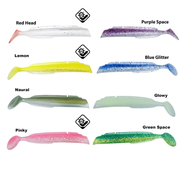 Fujin Salt Eel Body 10cm x3 Silikon Yem Gövde ürün görseli 1