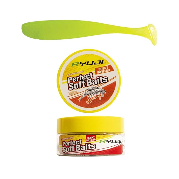Ryuji Perfect Bait BT Karides Kokulu 10 Adet Silikon ürün görseli 1