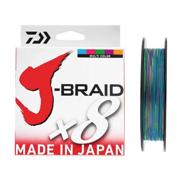 Daiwa J-Braid 8B Multicolor 500m İp Misina ürün görseli 1