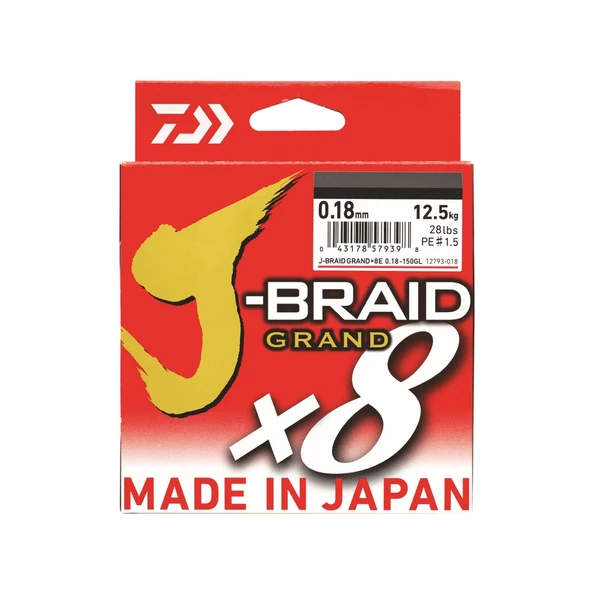 Daiwa J-Braid Grand 8B Multicolor 300m İp Misina - Resim 2