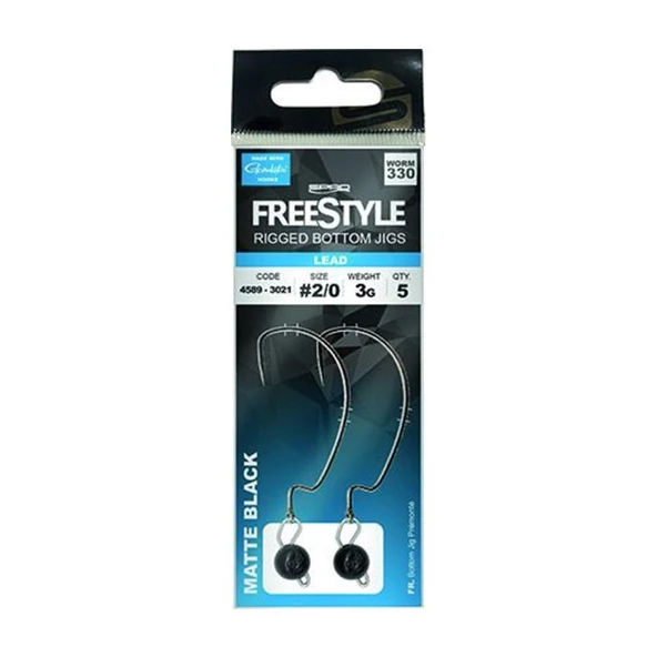 Spro Rigged Bottom #2/0 Hareketli Glow Jig Head - Resim 3