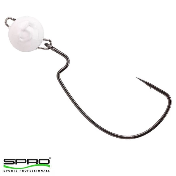 Spro Rigged Bottom #2/0 Hareketli Glow Jig Head ürün görseli 1