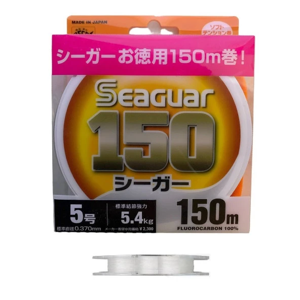 Seaguar 150 0.37mm %100 Fluoro Carbon Misina 150mt ürün görseli 1