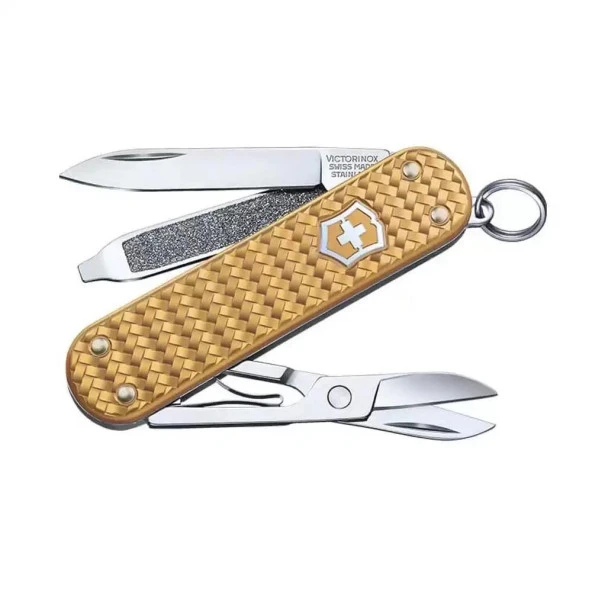 Victorinox 0.6221.408G Classic Alox Çakı, Gold ürün görseli 1