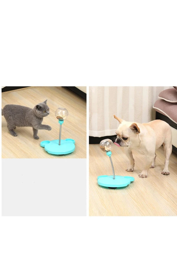 TechTic  Kedi Köpek Ödül Maması Oyuncağı Catnipli Nane Otlu Kedi Mama Ödül Topu Pet ürün görseli 1