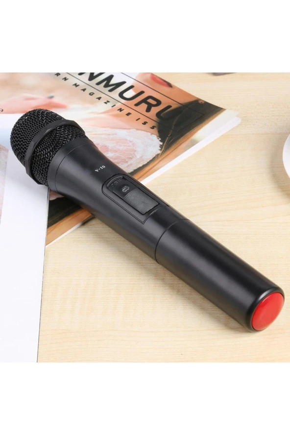 TechTic  Vhf Kablosuz Profosyonel El Mikrofonu Çok Amaçlı Cami Okul Sanatçılar Için Mikrofon ürün görseli 1
