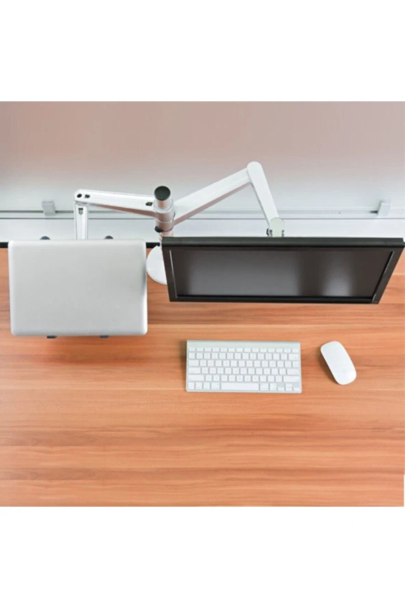 TechTic  Ergonomik Alüminyum Notebook Laptop Stand Ve Vesa Monitör Tutucu ürün görseli 1