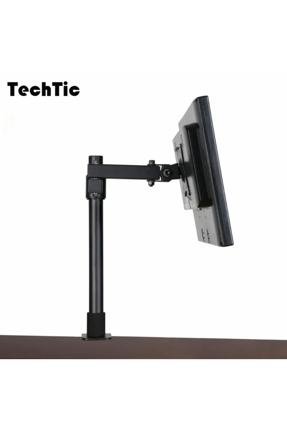 TechTic  Tek Kol Lcd Led Monitör Tutucu Tv Standı Full Hareketli Çelik Masa Tutucu ürün görseli 1