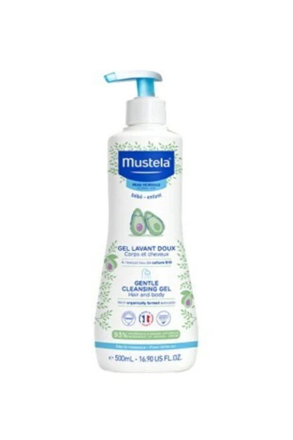 MUSTELA Gentle Cleansing Gel Yenidoğan Şampuanı 500 Ml X 2 Adet ürün görseli 1