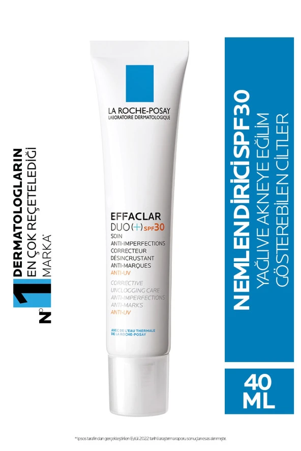 LA ROCHE POSAY Effaclar Duo Spf30 Akne Eğilimli Cilt Bakım Kremi 40Ml ürün görseli 1