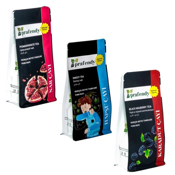PRAFENDY NAR - HAPŞU - KARADUT ÇAYI, GERÇEK MEYVE TANELİ 3 x 250 Gr ürün görseli 1